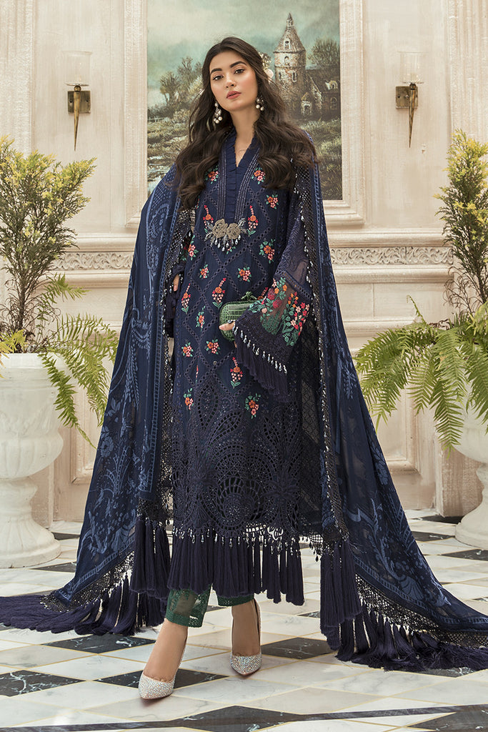 Maria B Mbroidered Chiffon Collection - Bd-1901