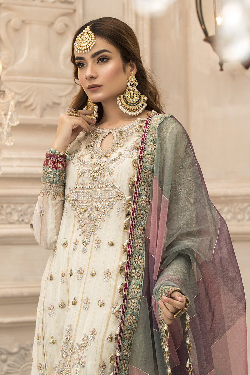 Maria B Mbroidered Chiffon Collection - Bd-1902