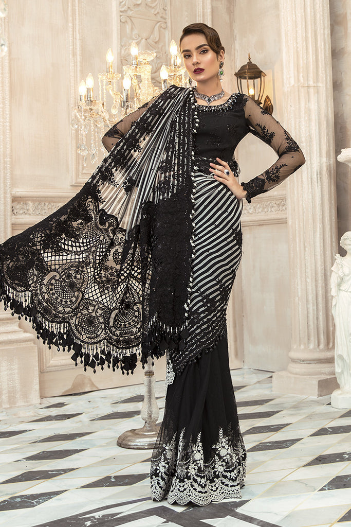 Maria B Mbroidered Chiffon Collection - Bd-1903