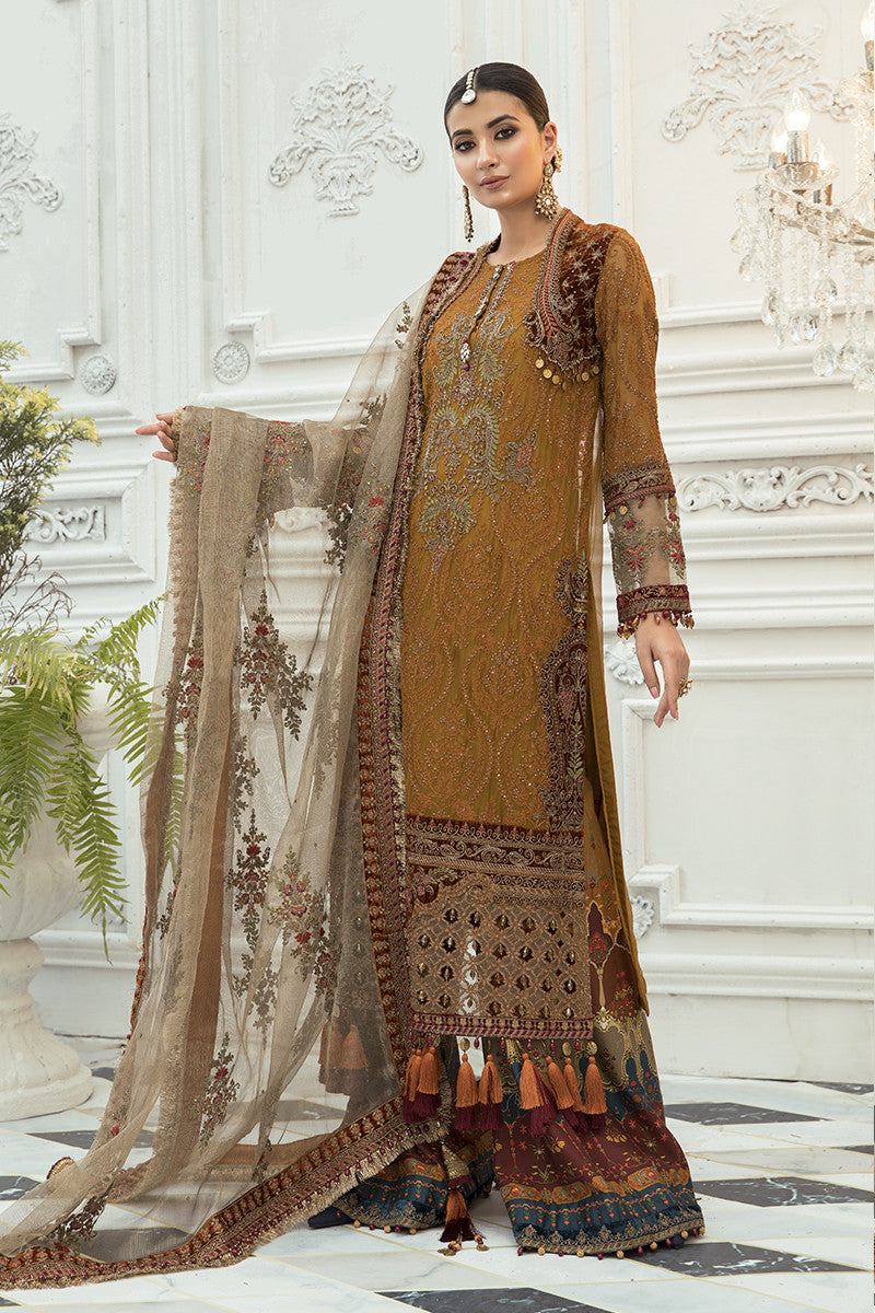 Maria B Mbroidered Chiffon Collection - Bd-1906