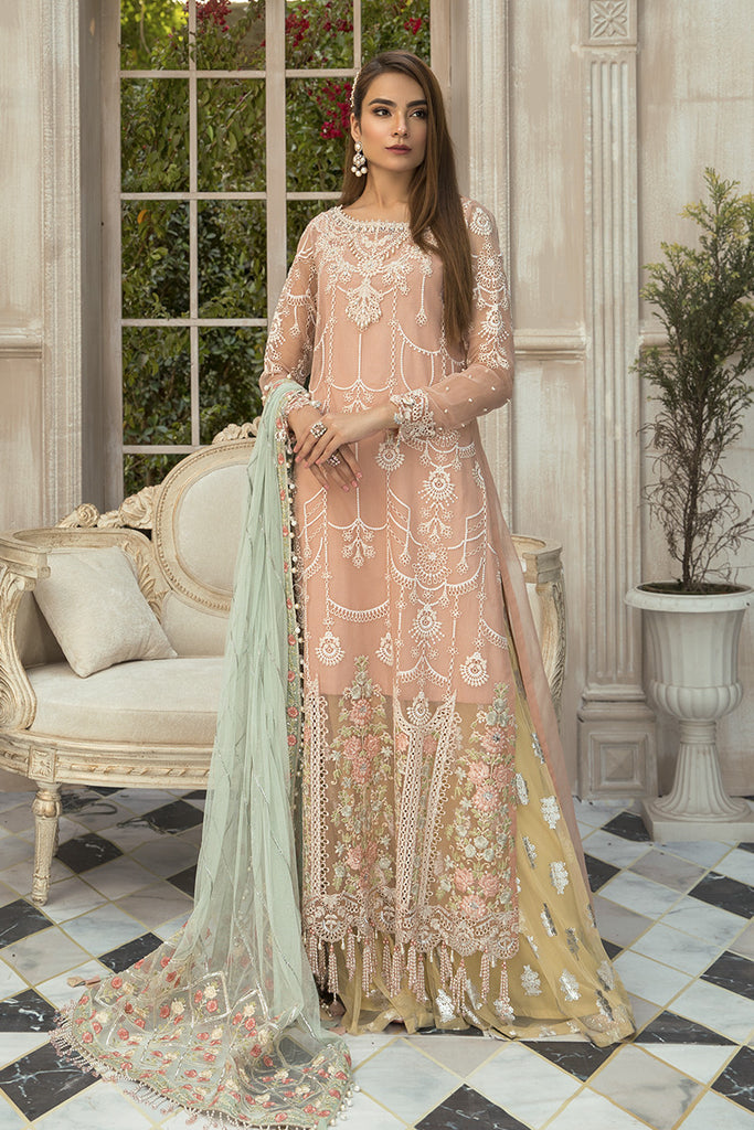 Maria B Mbroidered Chiffon Collection - Bd-1907