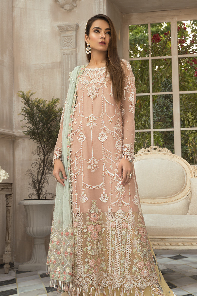 Maria B Mbroidered Chiffon Collection - Bd-1907