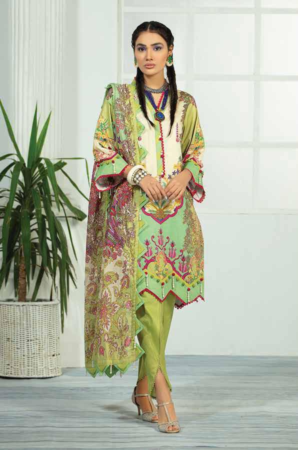 Jade Urbane Digital Printed Lawn 2022 - JUDP-15