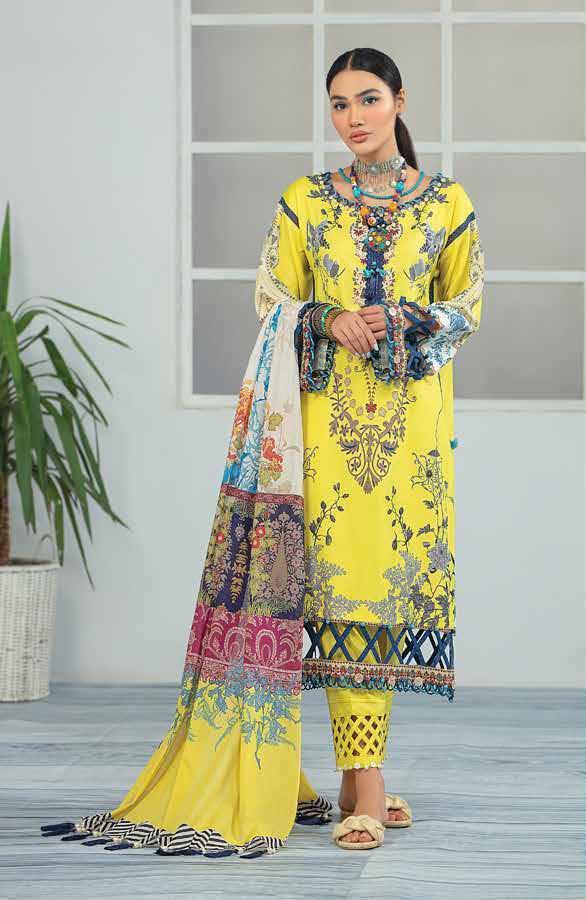 Jade Urbane Digital Printed Lawn 2022 - JUDP-03