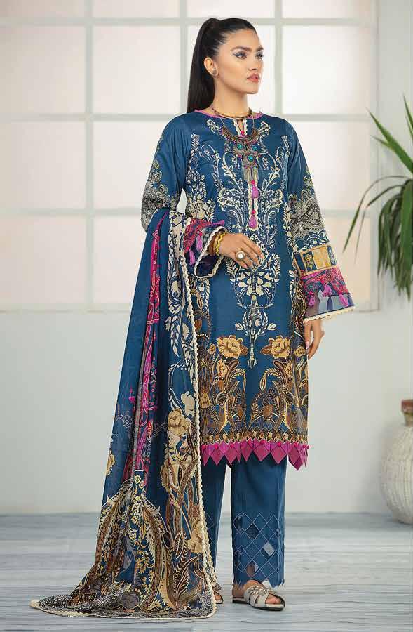 Jade Urbane Digital Printed Lawn 2022 - JUDP-06