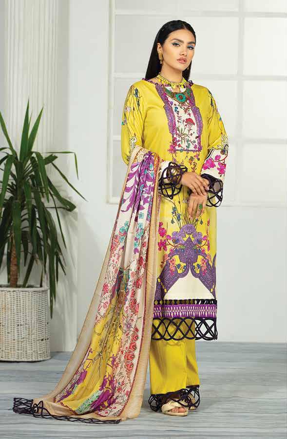 Jade Urbane Digital Printed Lawn 2022 - JUDP-01