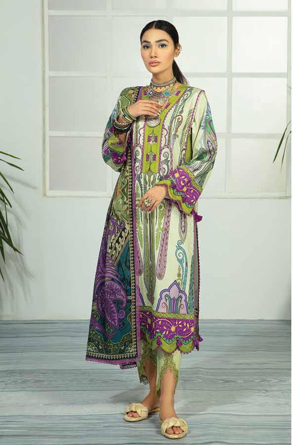 Jade Urbane Digital Printed Lawn 2022 - JUDP-09