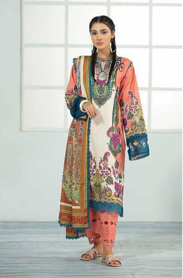 Jade Urbane Digital Printed Lawn 2022 - JUDP-11