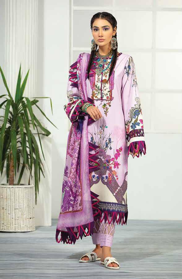 Jade Urbane Digital Printed Lawn 2022 - JUDP-12