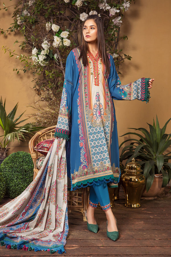 Maria b Mprints Lawn Suits 2022 - MPT-1302-B