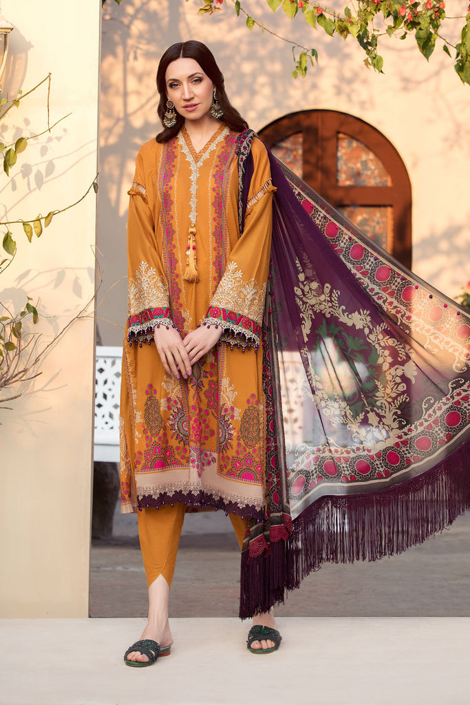 Maria b Mprints Lawn Suits 2022 - MPT-1312-B