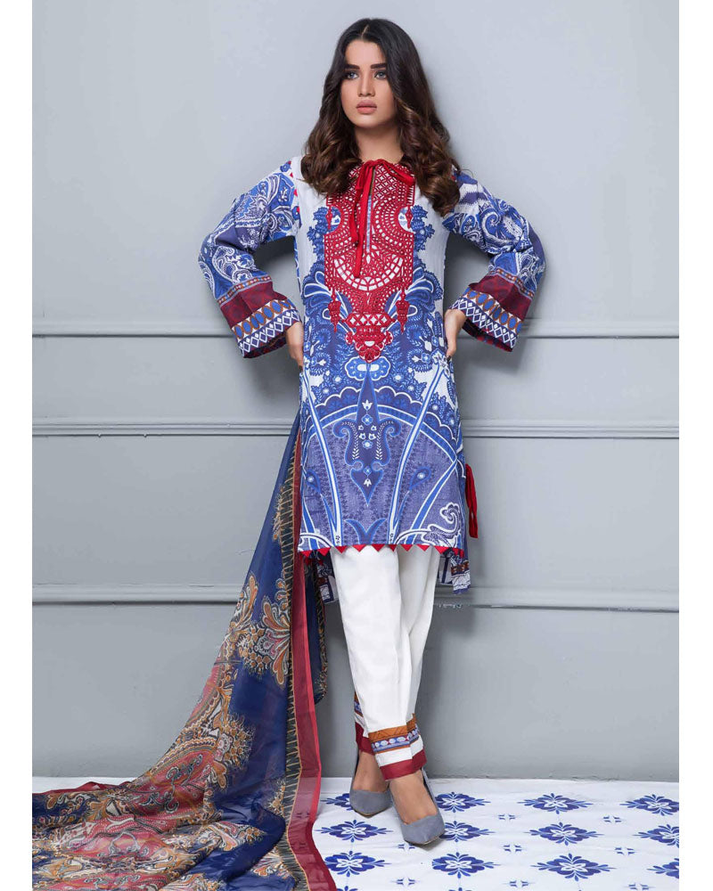 Rang Rez Designer Lawn Vol 2 Design 05