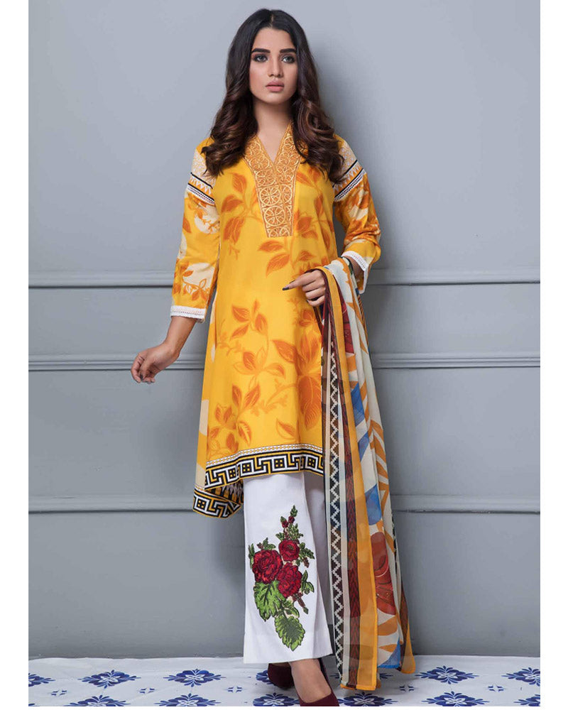 Rang Rez Designer Lawn Vol 2 Design 08