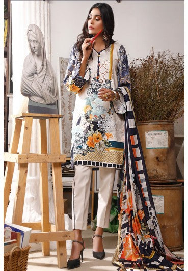 Firdous Urbane Digital Lawn Collection ULD 19245-B