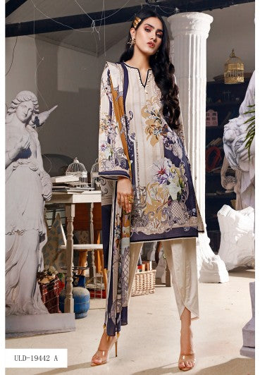 Firdous Urbane Digital Lawn Collection ULD 19442-A